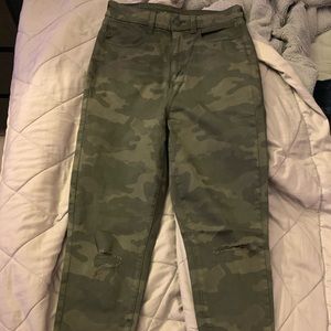 American Eagle curvy super hi rise jeans